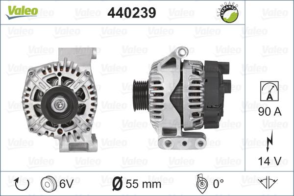 Valeo 440239 - Alternateur cwaw.fr