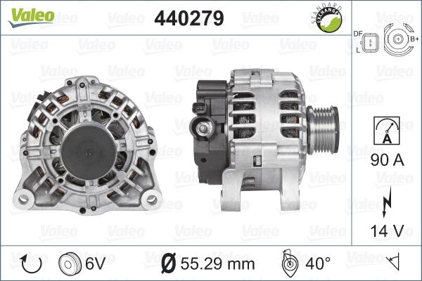 Valeo 440279 - Alternateur cwaw.fr