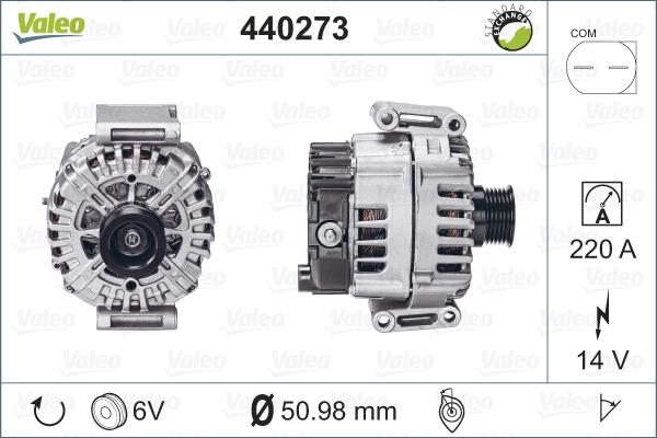 Valeo 440273 - Alternateur cwaw.fr