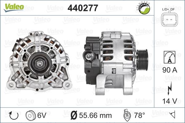 Valeo 440277 - Alternateur cwaw.fr