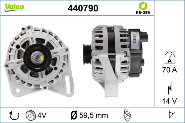 Valeo 440790 - Alternateur cwaw.fr