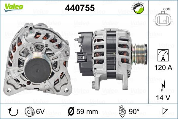 Valeo 440755 - Alternateur cwaw.fr