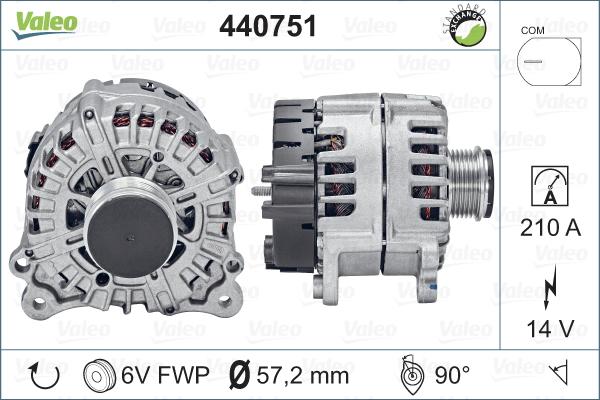 Valeo 440751 - Alternateur cwaw.fr