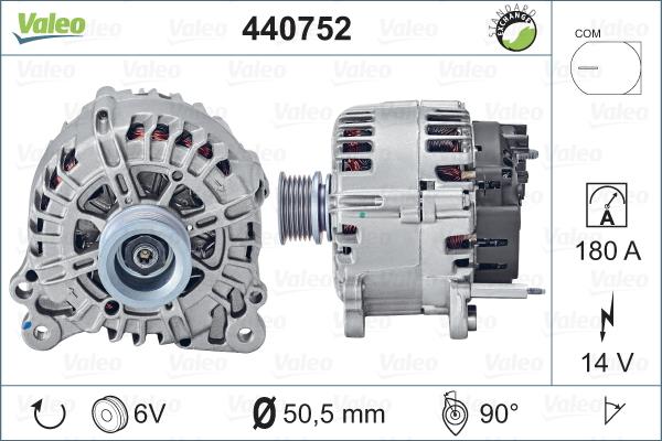 Valeo 440752 - Alternateur cwaw.fr