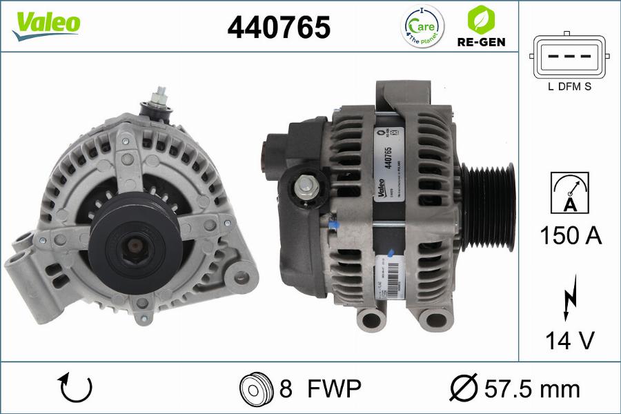 Valeo 440765 - Alternateur cwaw.fr