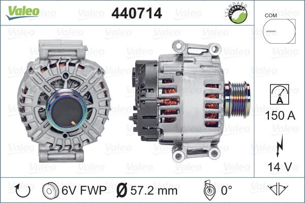 Valeo 440714 - Alternateur cwaw.fr