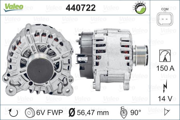 Valeo 440722 - Alternateur cwaw.fr