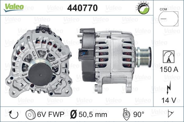 Valeo 440770 - Alternateur cwaw.fr