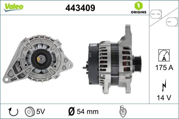 Valeo 443409 - Alternateur cwaw.fr