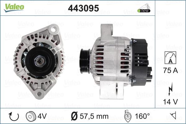 Valeo 443095 - Alternateur cwaw.fr