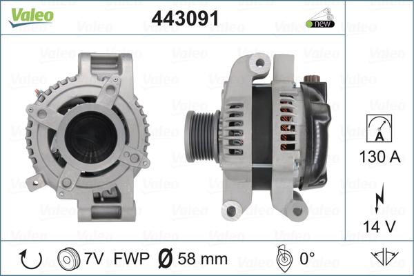 Valeo 443091 - Alternateur cwaw.fr