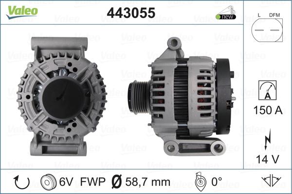 Valeo 443055 - Alternateur cwaw.fr