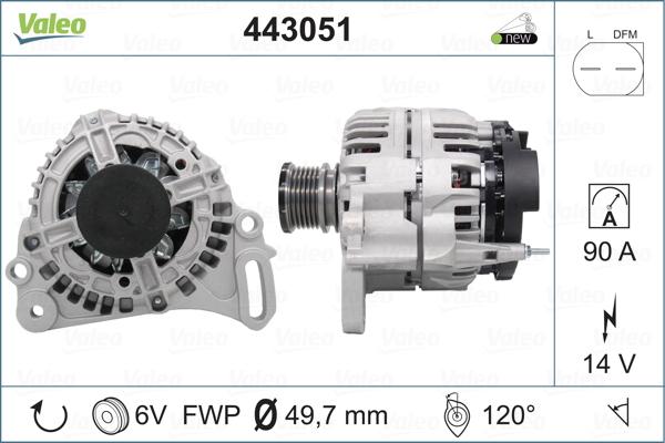 Valeo 443051 - Alternateur cwaw.fr