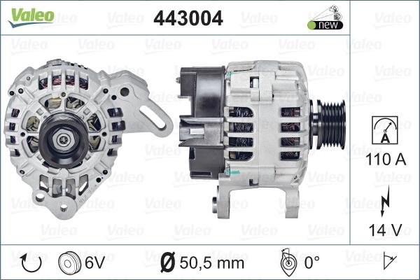 Valeo 443004 - Alternateur cwaw.fr