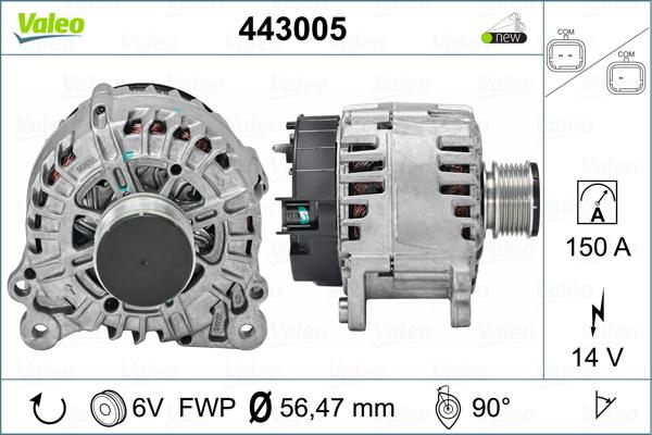 Valeo 443005 - Alternateur cwaw.fr