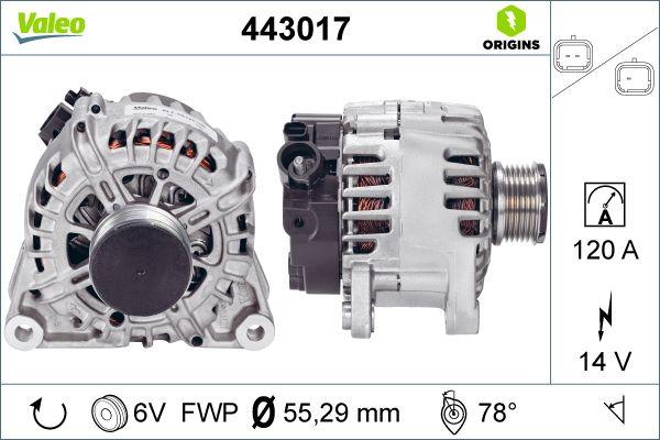 Valeo 443017 - Alternateur cwaw.fr