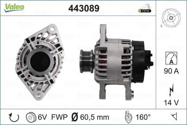 Valeo 443089 - Alternateur cwaw.fr