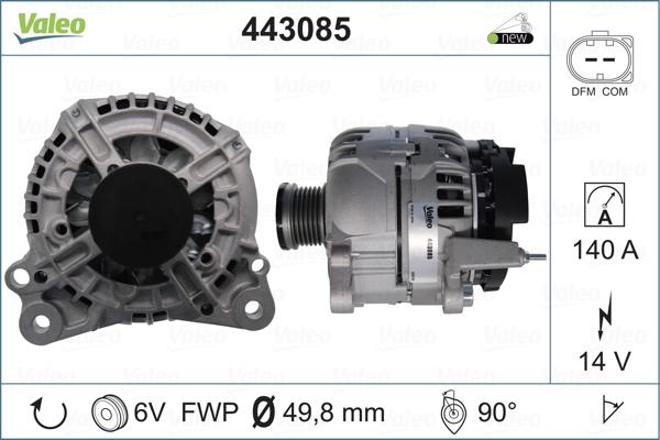 Valeo 443085 - Alternateur cwaw.fr