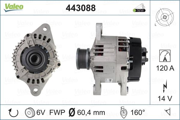 Valeo 443088 - Alternateur cwaw.fr