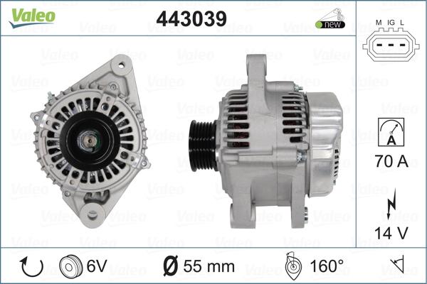 Valeo 443039 - Alternateur cwaw.fr