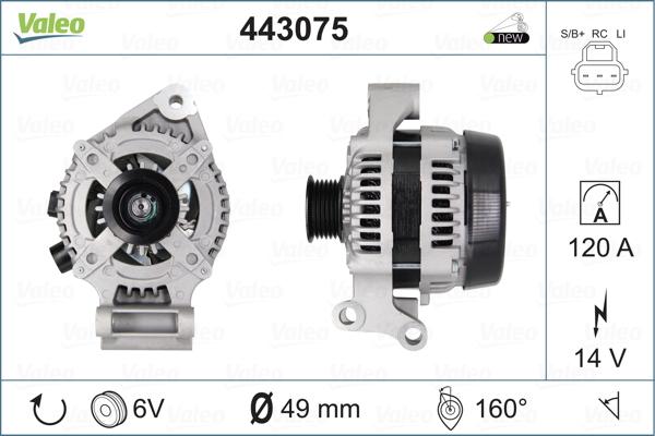 Valeo 443075 - Alternateur cwaw.fr