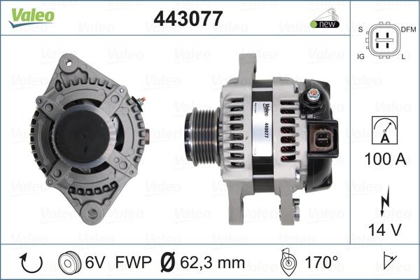 Valeo 443077 - Alternateur cwaw.fr