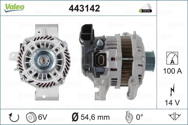 Valeo 443142 - Alternateur cwaw.fr