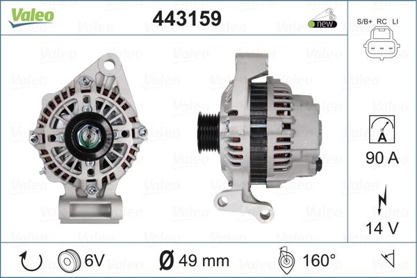 Valeo 443159 - Alternateur cwaw.fr