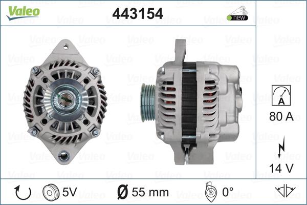 Valeo 443154 - Alternateur cwaw.fr