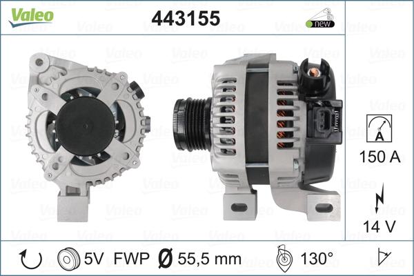 Valeo 443155 - Alternateur cwaw.fr