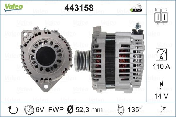 Valeo 443158 - Alternateur cwaw.fr