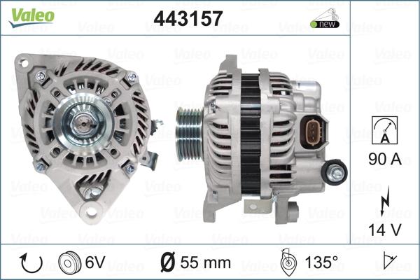 Valeo 443157 - Alternateur cwaw.fr