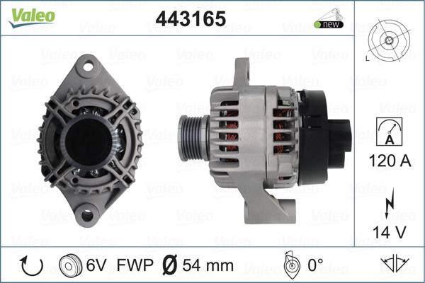 Valeo 443165 - Alternateur cwaw.fr