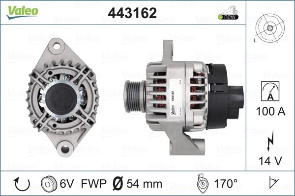 Valeo 443162 - Alternateur cwaw.fr