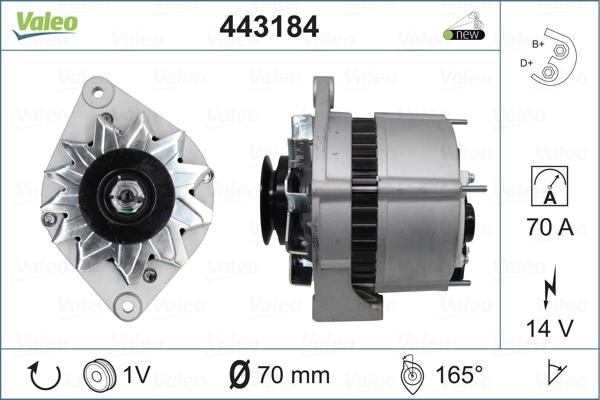 Valeo 443184 - Alternateur cwaw.fr