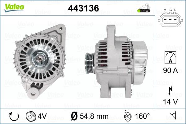 Valeo 443136 - Alternateur cwaw.fr