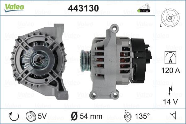 Valeo 443130 - Alternateur cwaw.fr