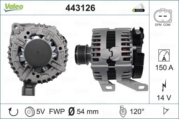 Valeo 443126 - Alternateur cwaw.fr