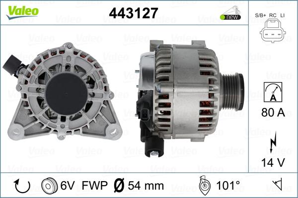 Valeo 443127 - Alternateur cwaw.fr