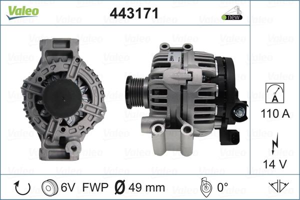 Valeo 443171 - Alternateur cwaw.fr