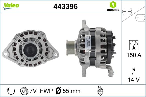 Valeo 443396 - Alternateur cwaw.fr