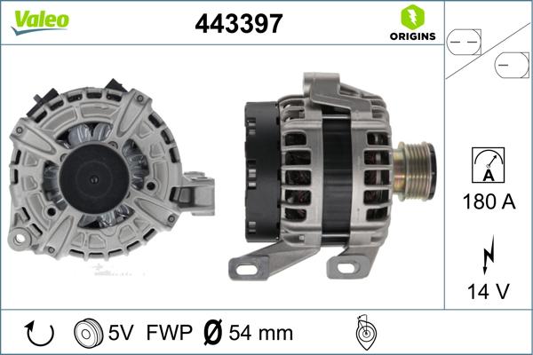 Valeo 443397 - Alternateur cwaw.fr