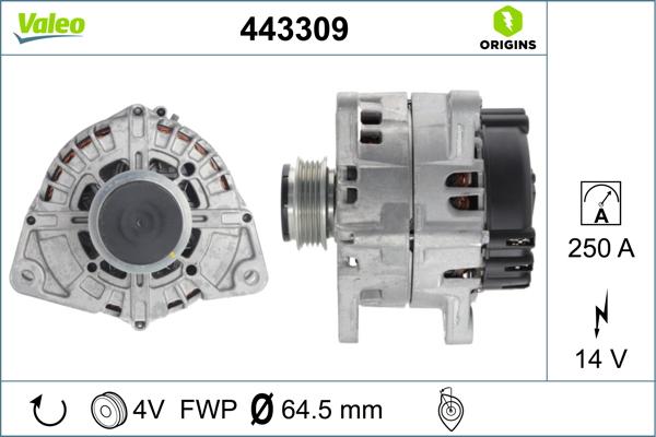 Valeo 443309 - Alternateur cwaw.fr