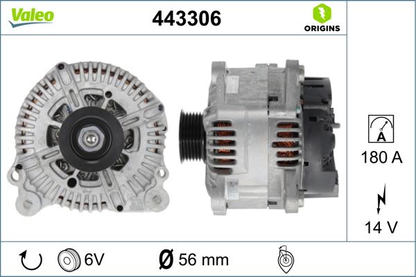 Valeo 443306 - Alternateur cwaw.fr