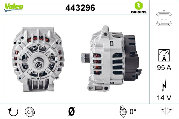 Valeo 443296 - Alternateur cwaw.fr