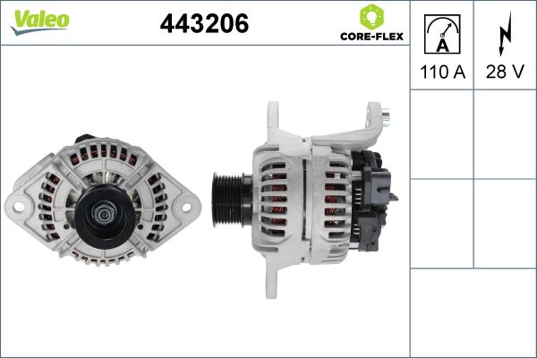 Valeo 443206 - Alternateur cwaw.fr