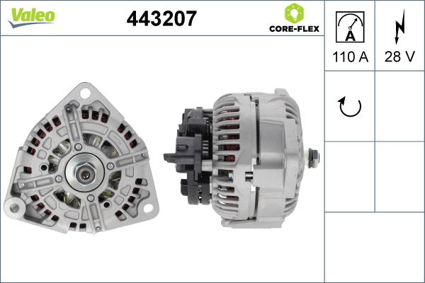 Valeo 443207 - Alternateur cwaw.fr