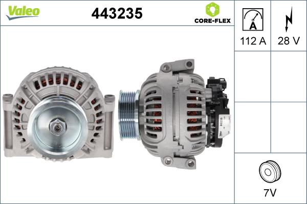 Valeo 443235 - Alternateur cwaw.fr