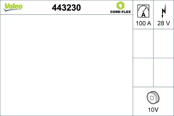 Valeo 443230 - Alternateur cwaw.fr