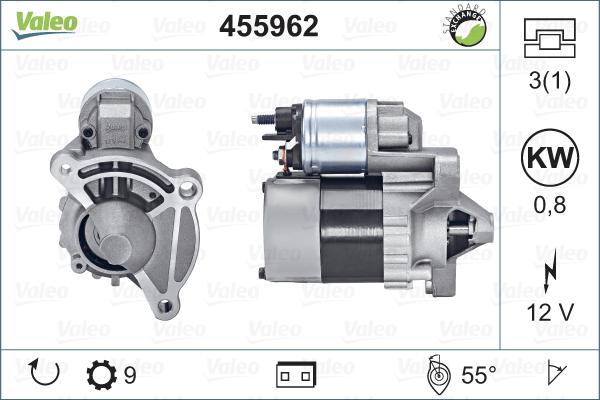 Valeo 455962 - Démarreur cwaw.fr